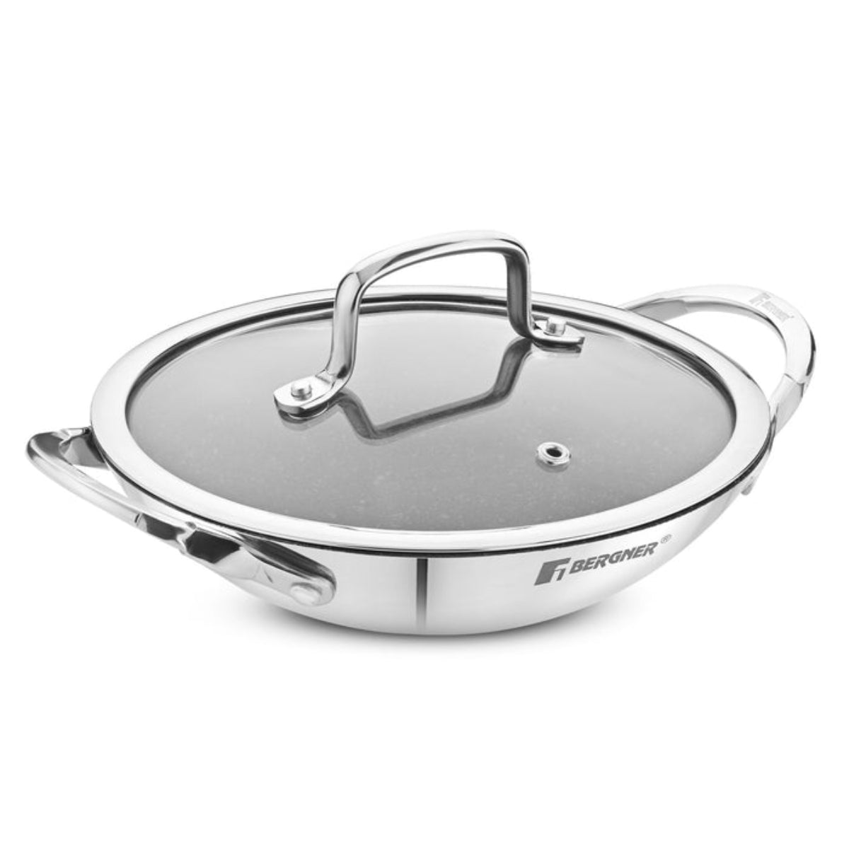 Bergner Argent Samsara Tri-Ply Stainless Steel 21cm Appachetty