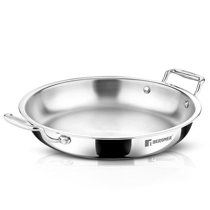 Bergner Argent Samsara Triply Jalebi Pan 28cm (3L)