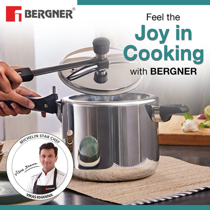 Berger Argent Avinash Tri-Ply Stainless Steel Inner Lid Pressure Cooker