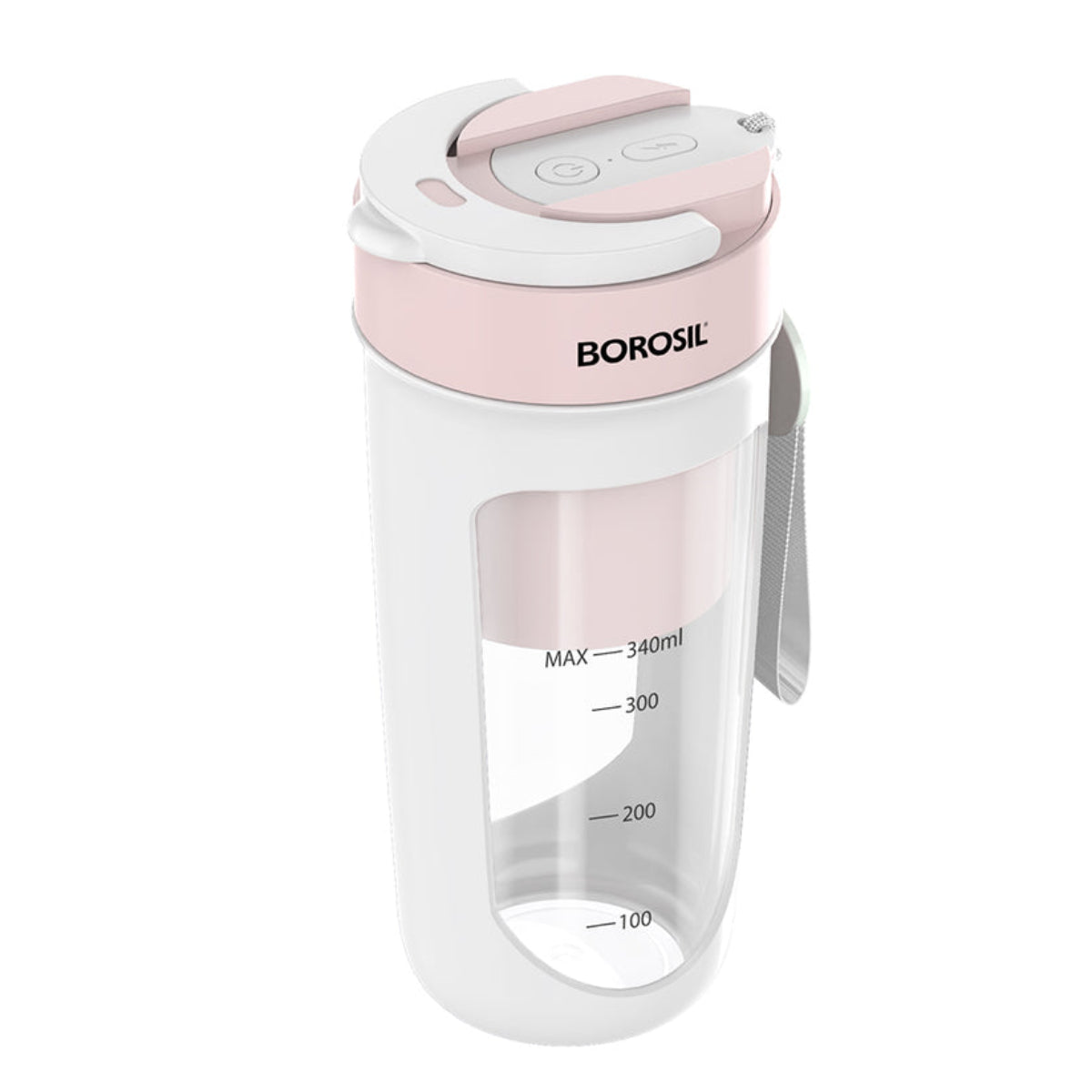 Borosil Nutrisip Portable Blender, Blue & Pink , 40 W