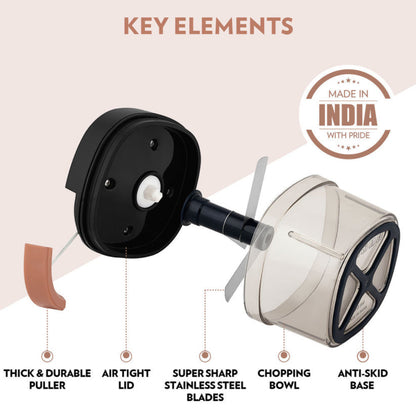 Borosil EazyPull Manual Hand Chopper