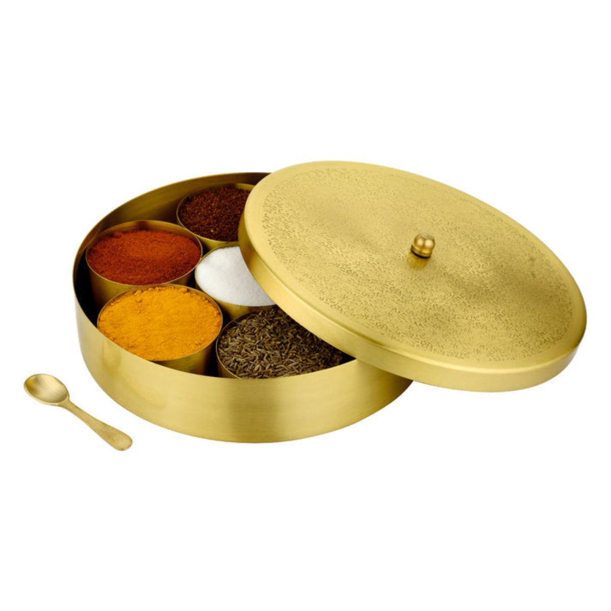 Prabha Brass Spice Box