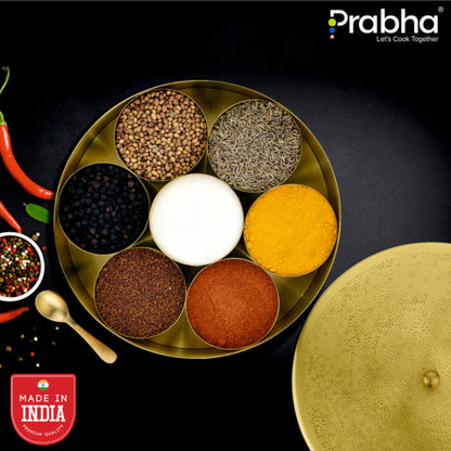 Prabha Brass Spice Box