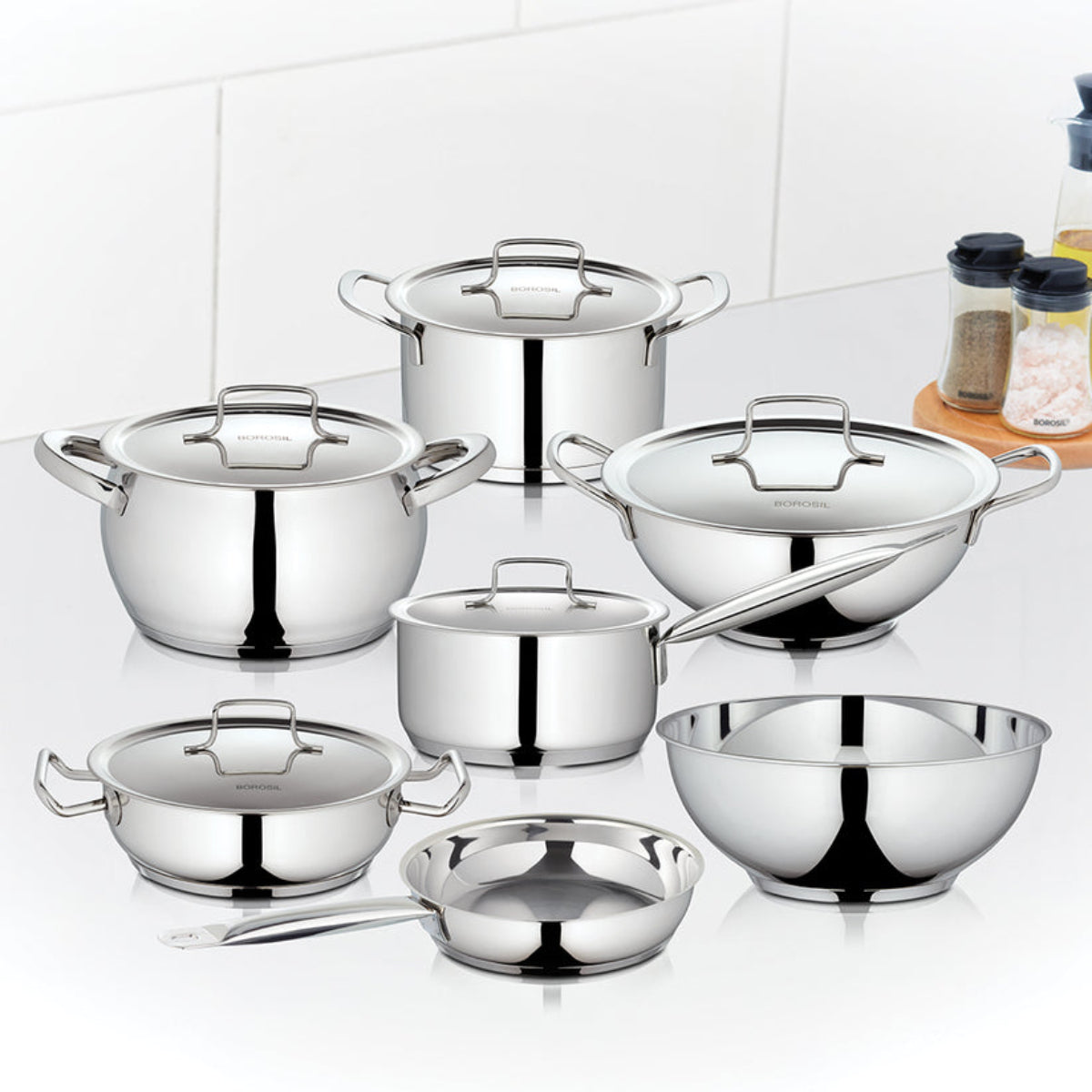 Borosil Cookfresh Triply Tasla 2.3L | 3.2 L