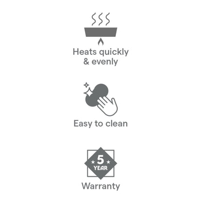 Borosil Presto Tri-Ply Outer Lid Pressure Cooker, 2L