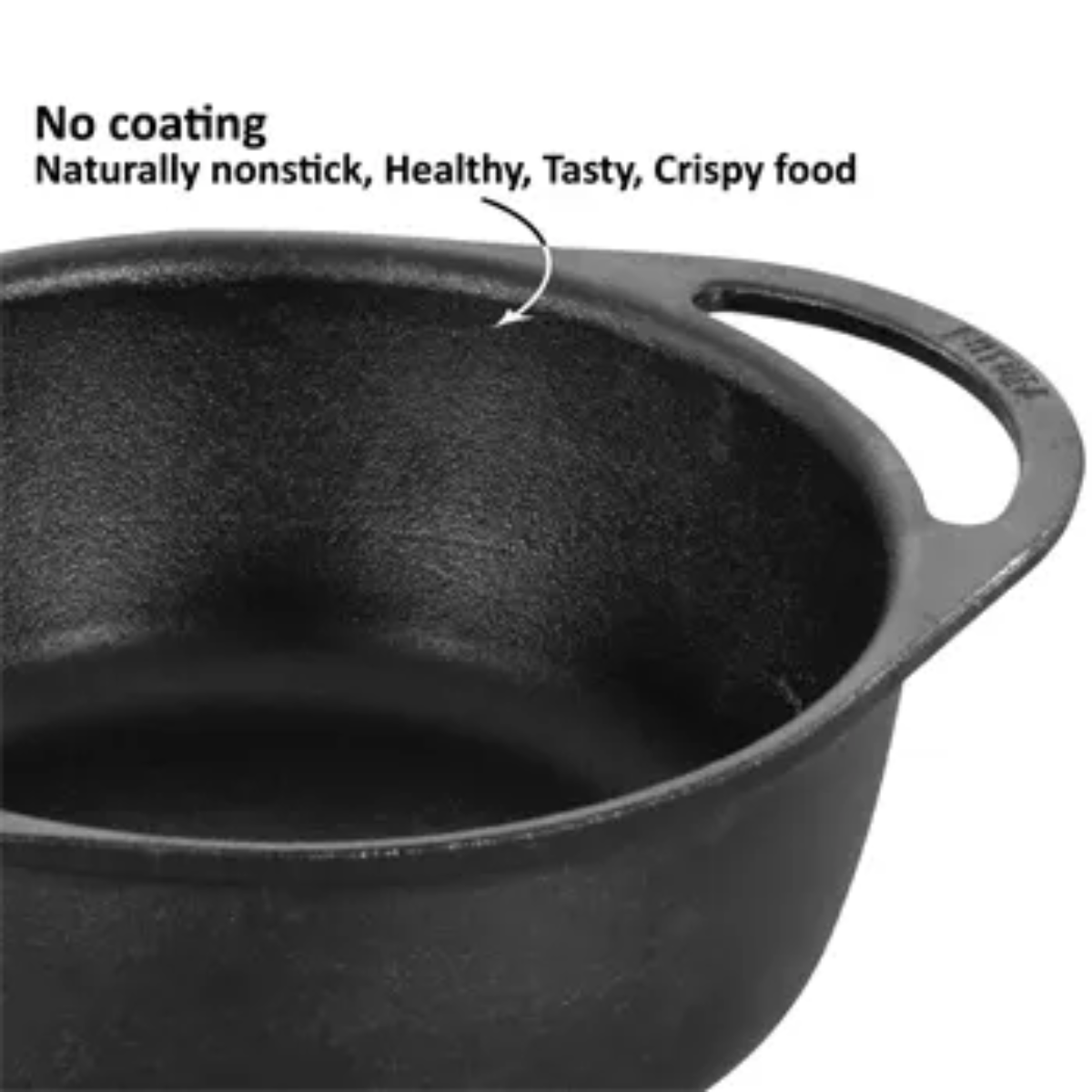 Futura By Hawkins Cast Iron Baby Casserole 1.25 Litre with Glass Lid (CIC125G)