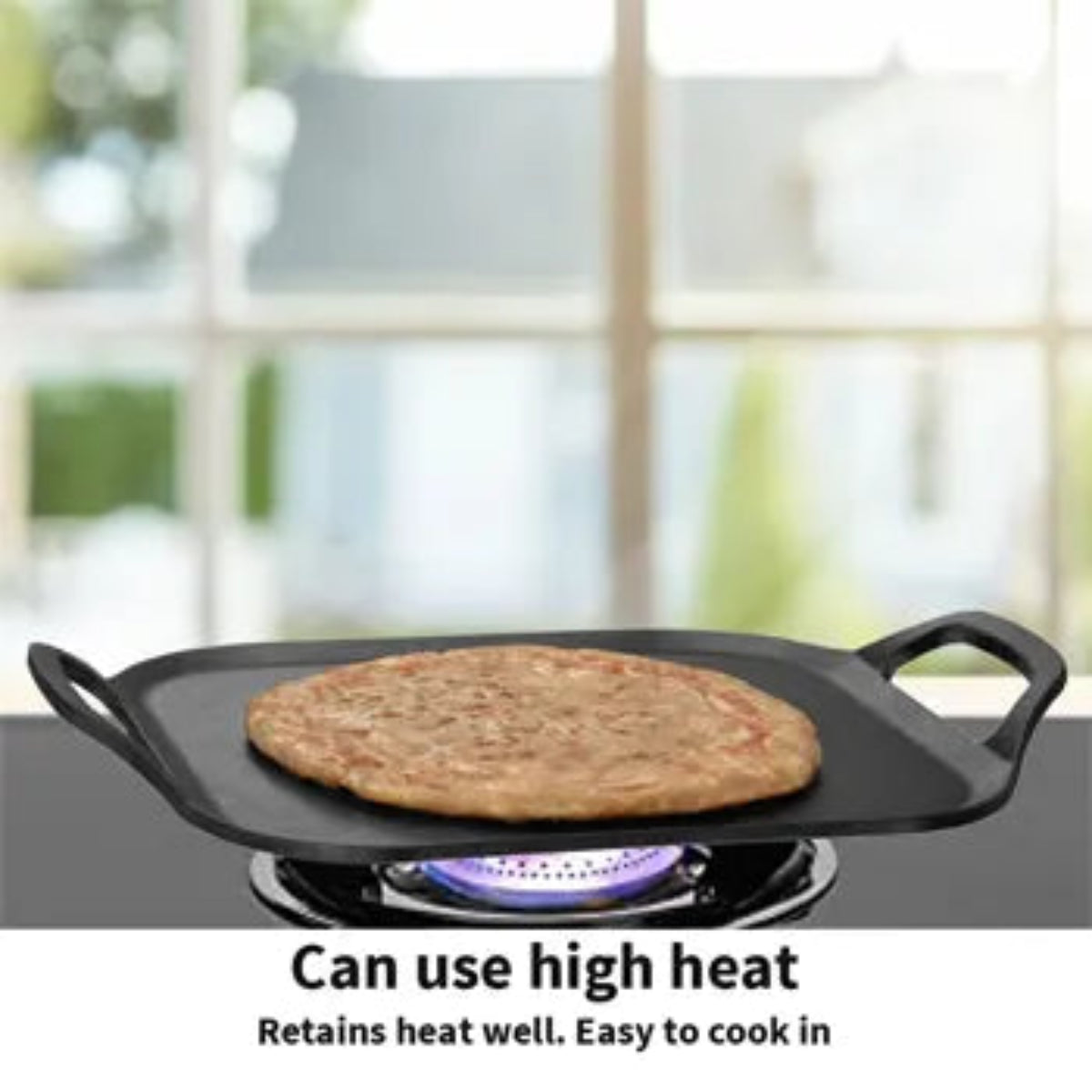 Futura By Hawkins Cast Iron Square Tava 26 cm