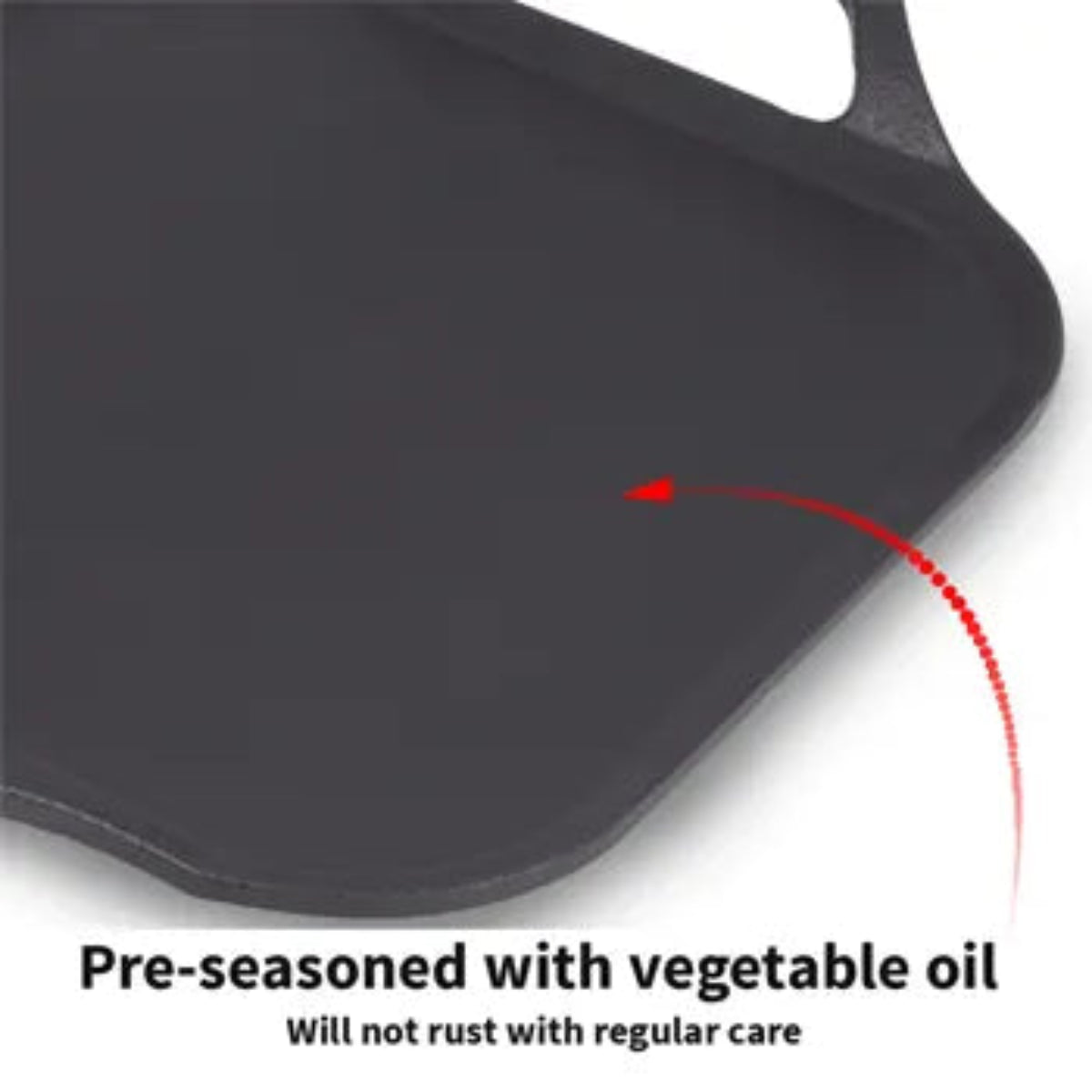 Futura By Hawkins Cast Iron Square Tava 26 cm