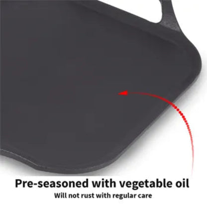 Futura By Hawkins Cast Iron Square Tava 26 cm