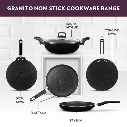 Borosil Granito Nonstick Dosa Tawa 31 cm - NSDT31GR04
