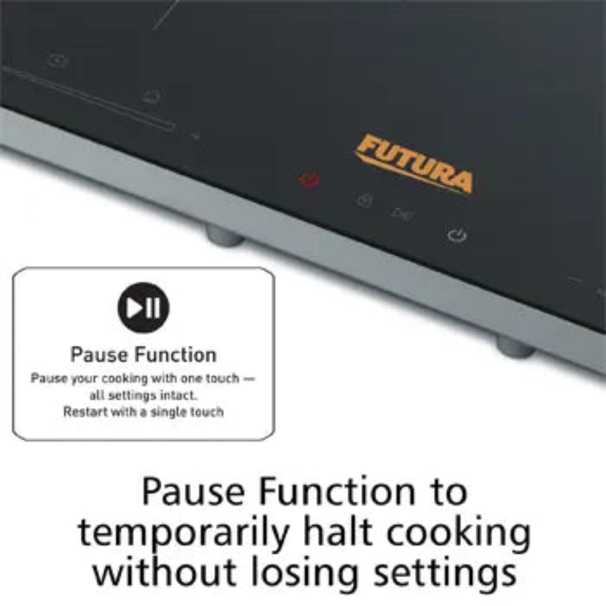Howkins Induction Hawkins 3600 W Induction Cooktop Touch Panel ( Futura Dual Hob Inducti ...
