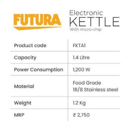 Futura Electronic Kettle 1.4 Litre ( FKTA1 )