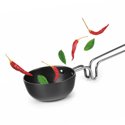 Borosil Hard Anodized Tadka Pan, 11 cm / 300 Ml