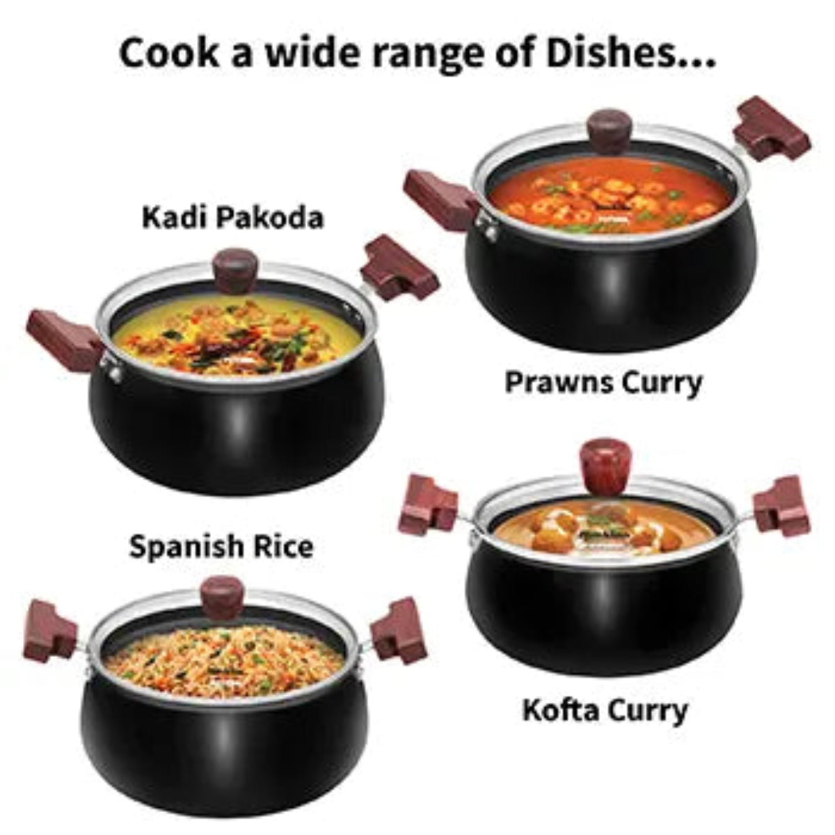 Hawkins Induction Compatible Hard Anodised Cook-n-Serve Handi