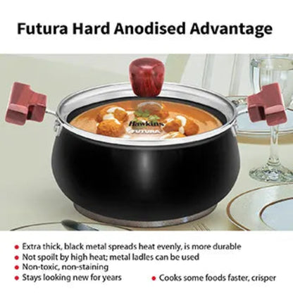 Hawkins Induction Compatible Hard Anodised Cook-n-Serve Handi
