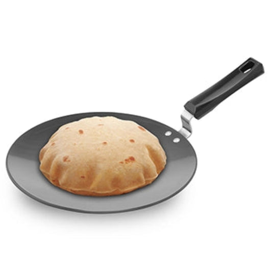 Futura By Hawkins Induction Compatible Hard Anodised Roti Tava 28 cm (4.88 mm Thick) (IART28)