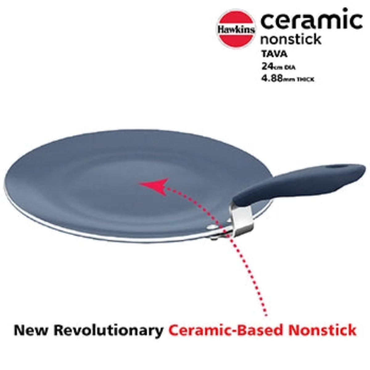 Hawkins Induction Compatible Ceramic Nonstick Tava