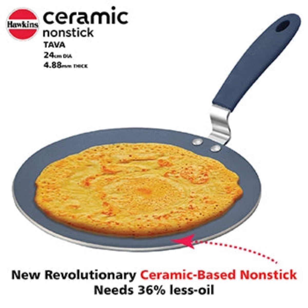 Hawkins Induction Compatible Ceramic Nonstick Tava