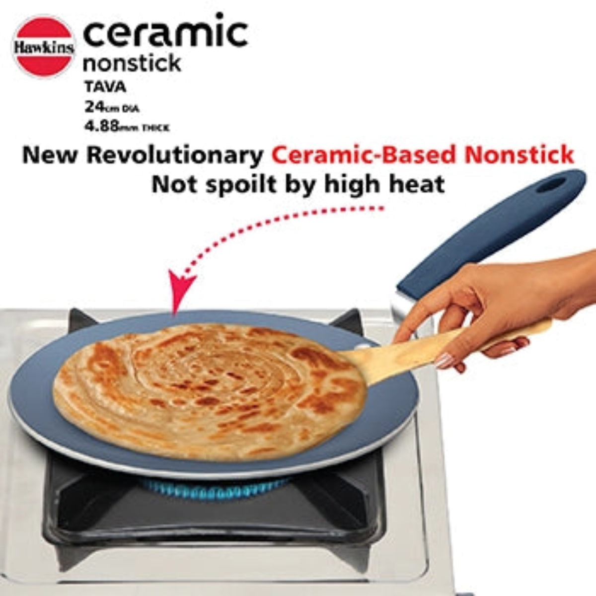 Hawkins Induction Compatible Ceramic Nonstick Tava
