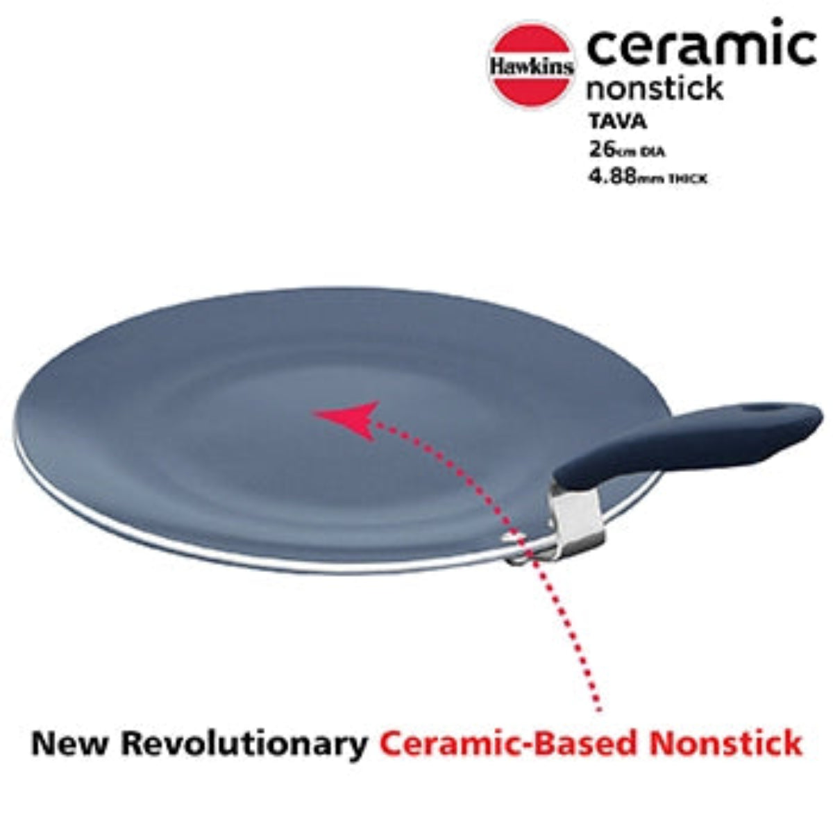 Hawkins Induction Compatible Ceramic Nonstick Tava
