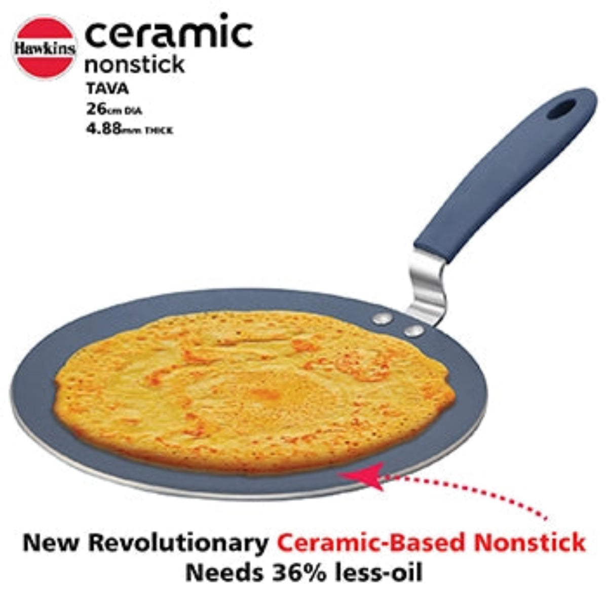 Hawkins Induction Compatible Ceramic Nonstick Tava