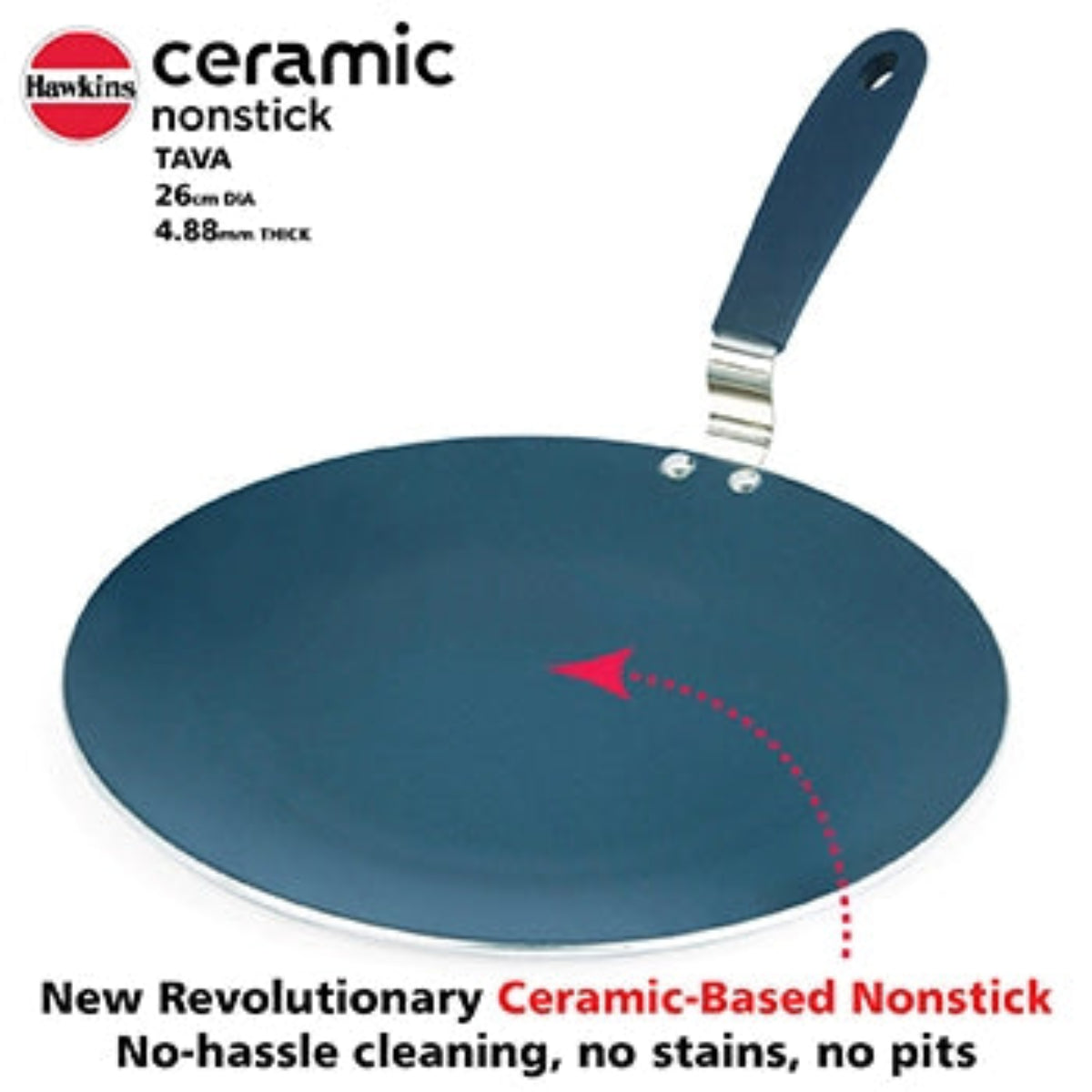 Hawkins Induction Compatible Ceramic Nonstick Tava