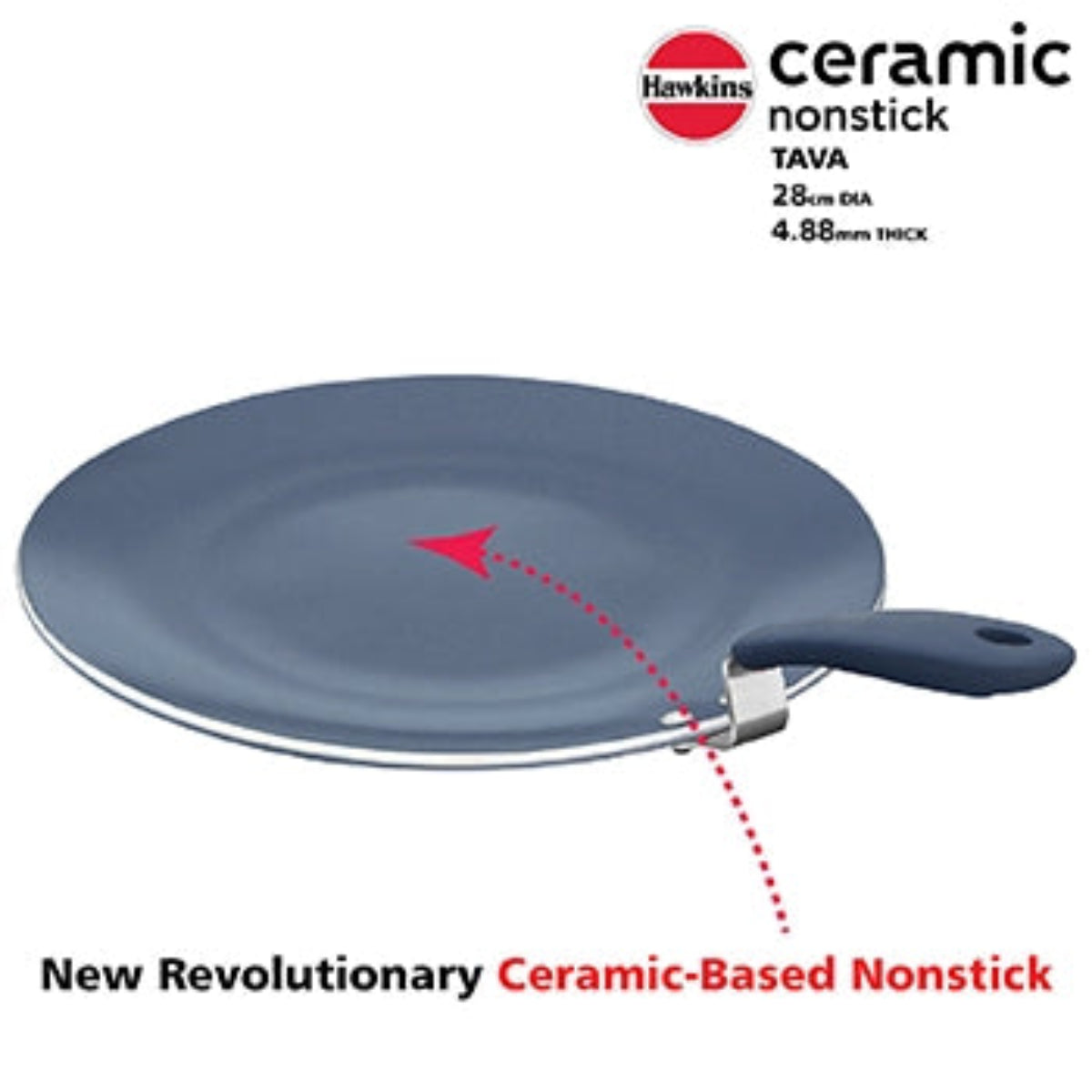 Hawkins Induction Compatible Ceramic Nonstick Tava