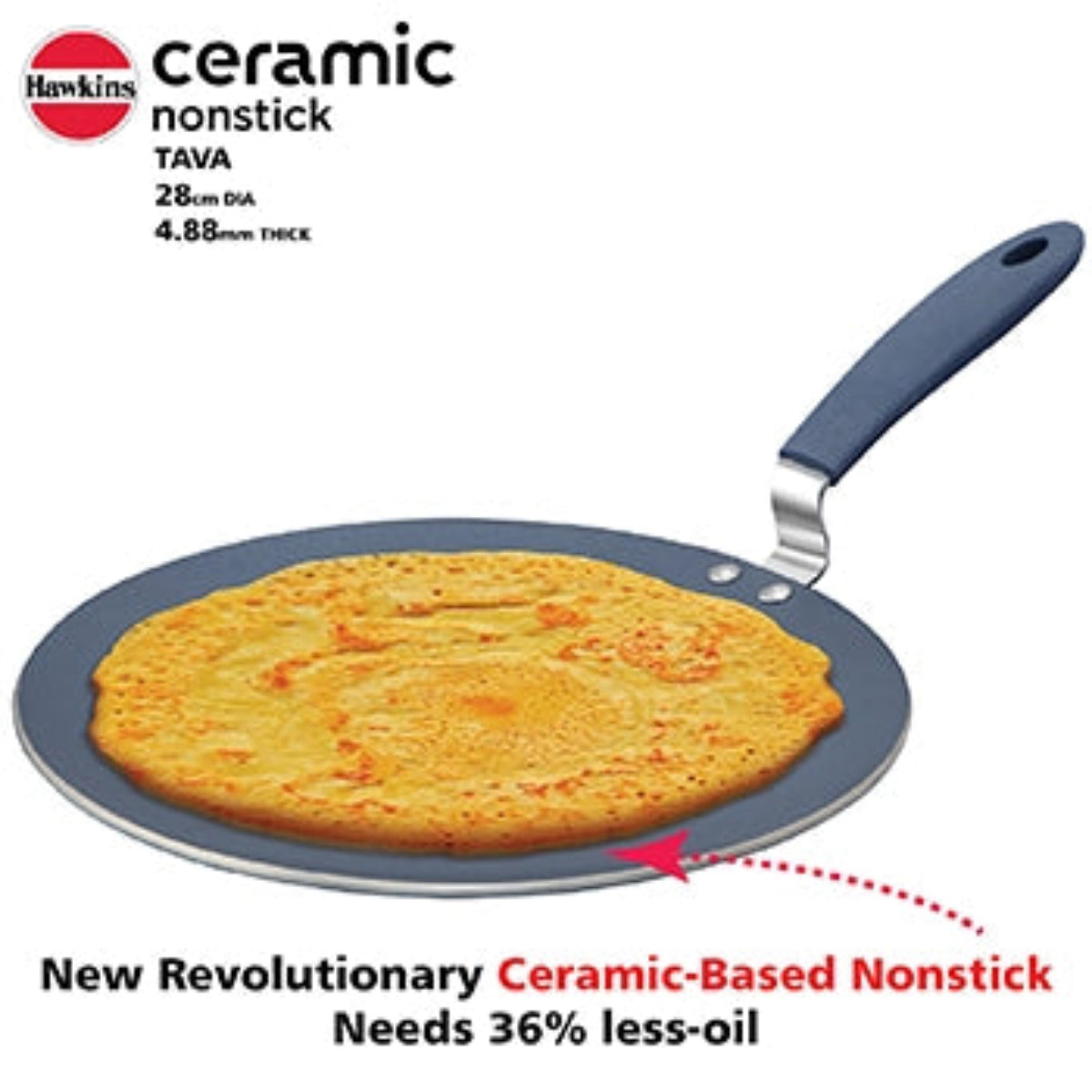 Hawkins Induction Compatible Ceramic Nonstick Tava