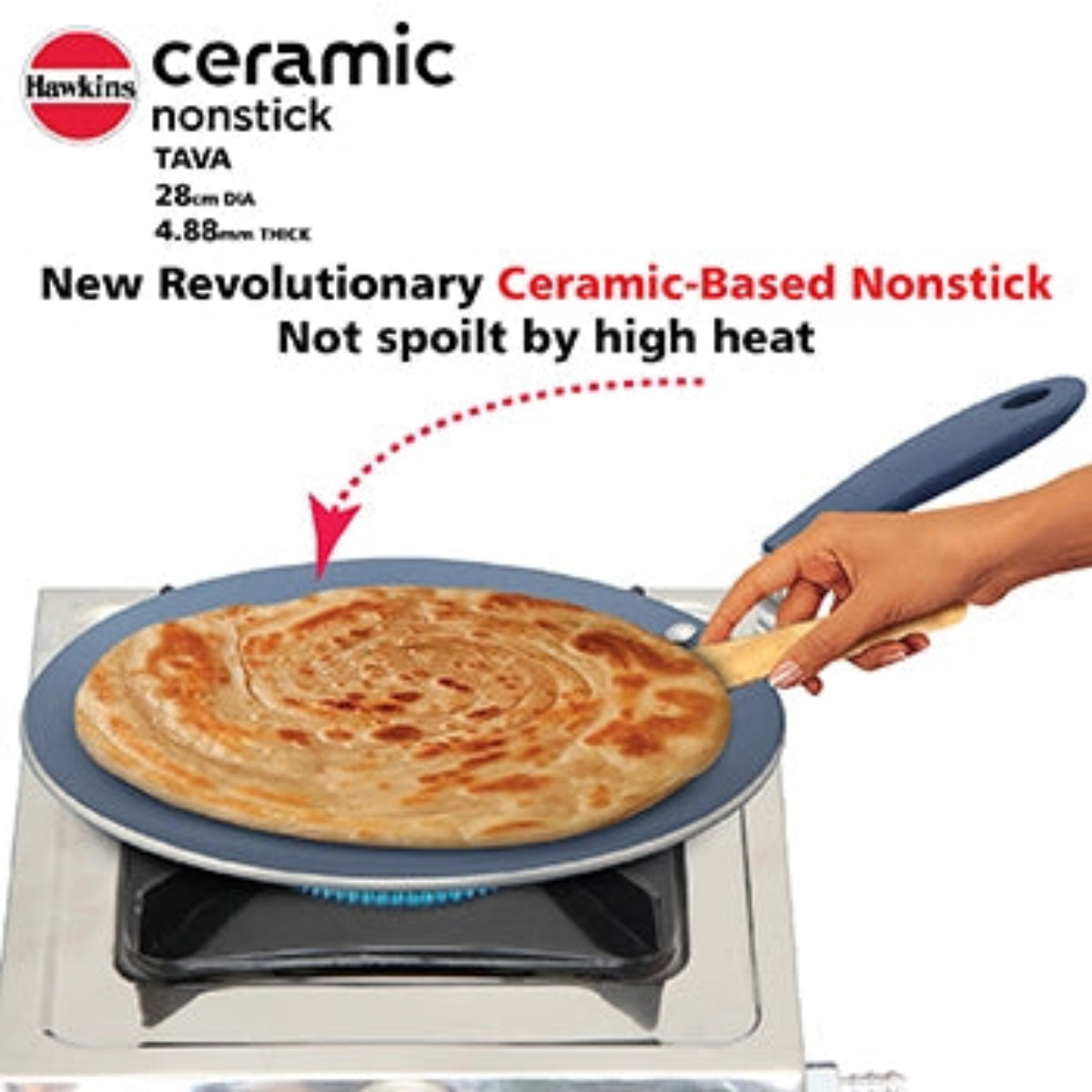 Hawkins Induction Compatible Ceramic Nonstick Tava