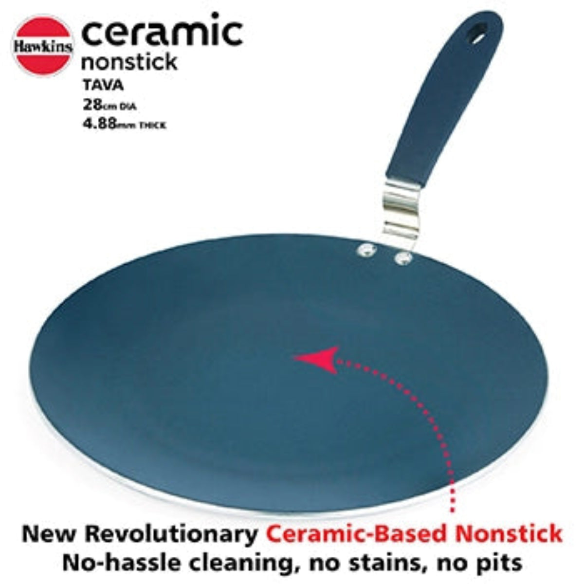 Hawkins Induction Compatible Ceramic Nonstick Tava