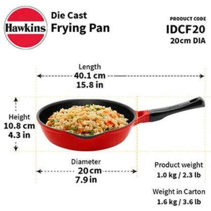 Hawkins Induction Compatible Die Cast Frying Pan 20 cm