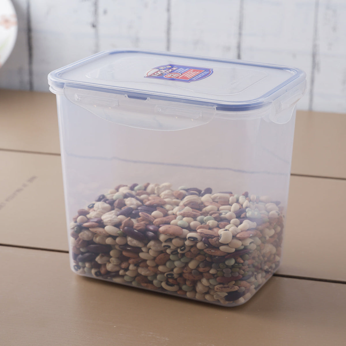 LocknLock Classics Large Tall Rectangular Food Container with Leak Proof Locking Lid Set Of 3 pcs