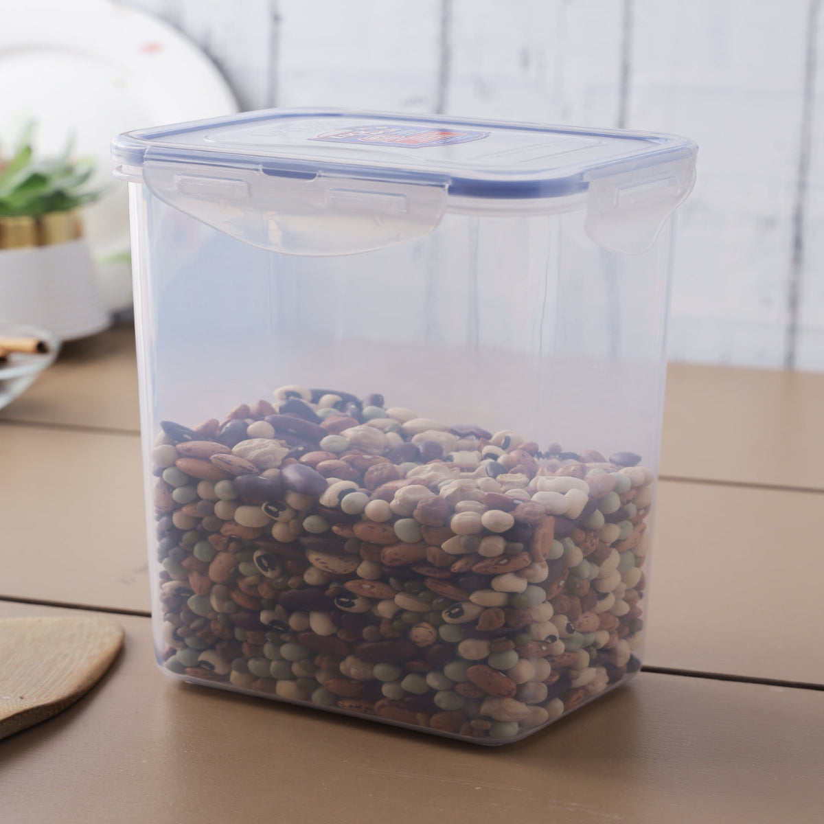LocknLock Classics Medium Tall Rectangular Food Container with Leak Proof Locking Lids Set Of 3 Pcs