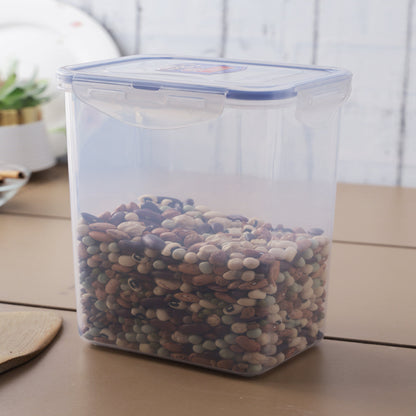 LocknLock Classics Medium Tall Rectangular Food Container with Leak Proof Locking Lids Set Of 3 Pcs