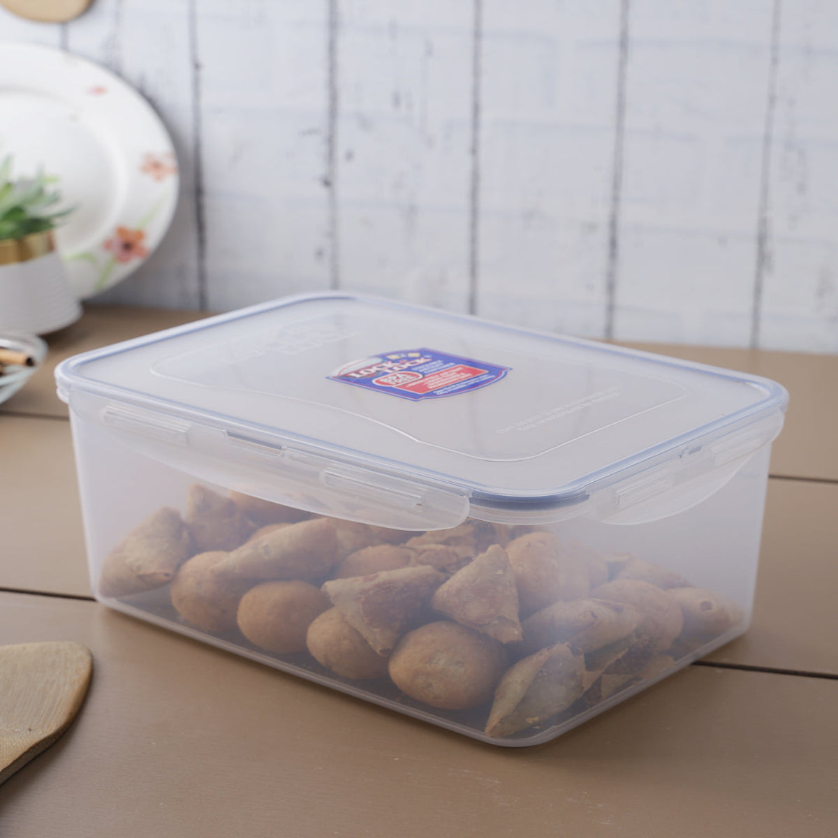 LocknLock Classic Extra-Large Flat Rectangular Food Container SET OF 3 PCS