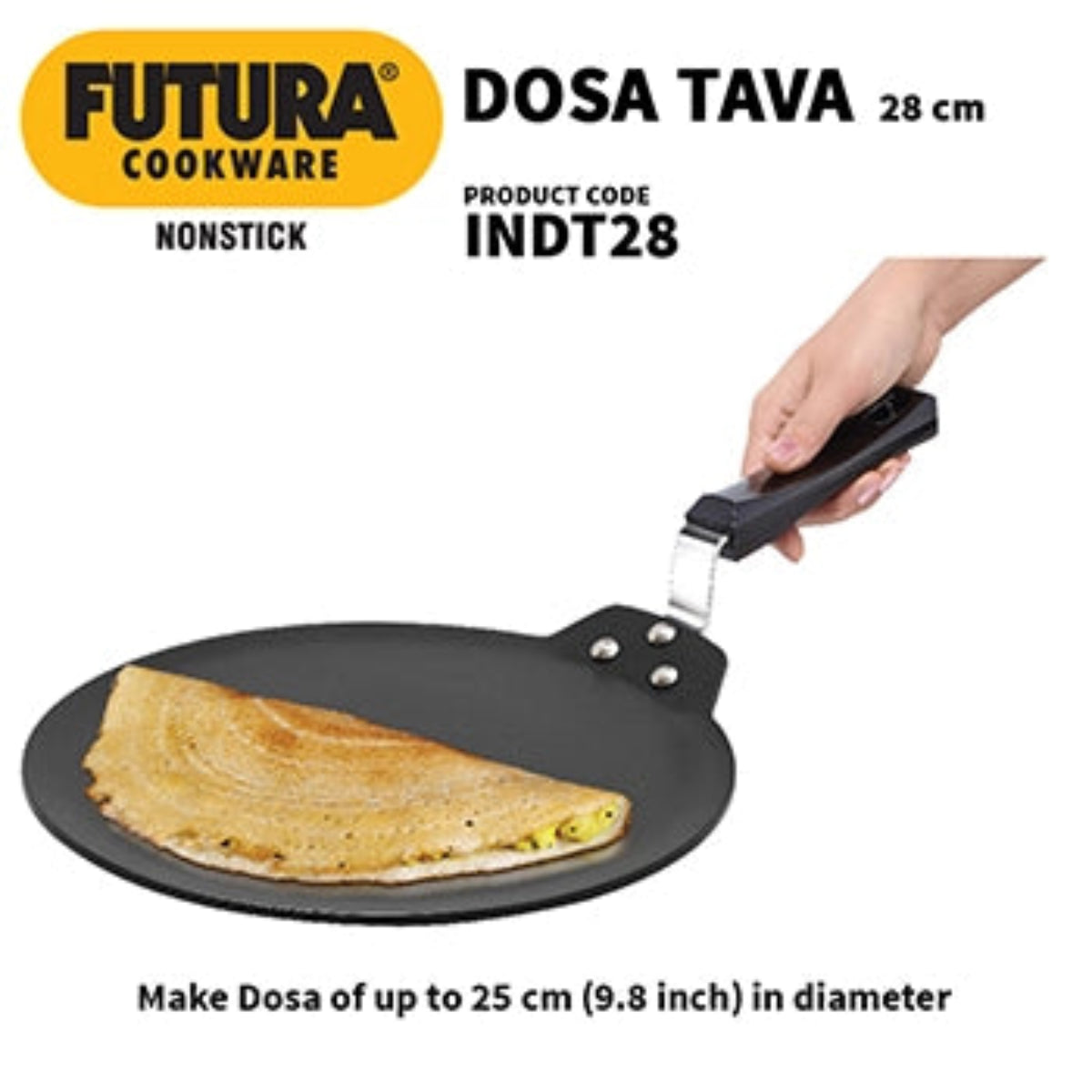 Futura By Hawkins Induction Compatible Nonstick Dosa Tava