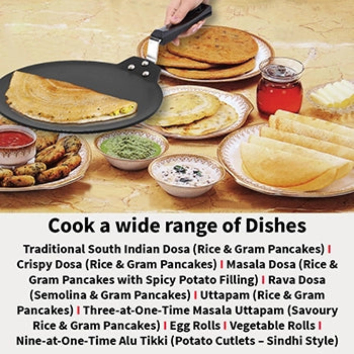 Futura By Hawkins Induction Compatible Nonstick Dosa Tava