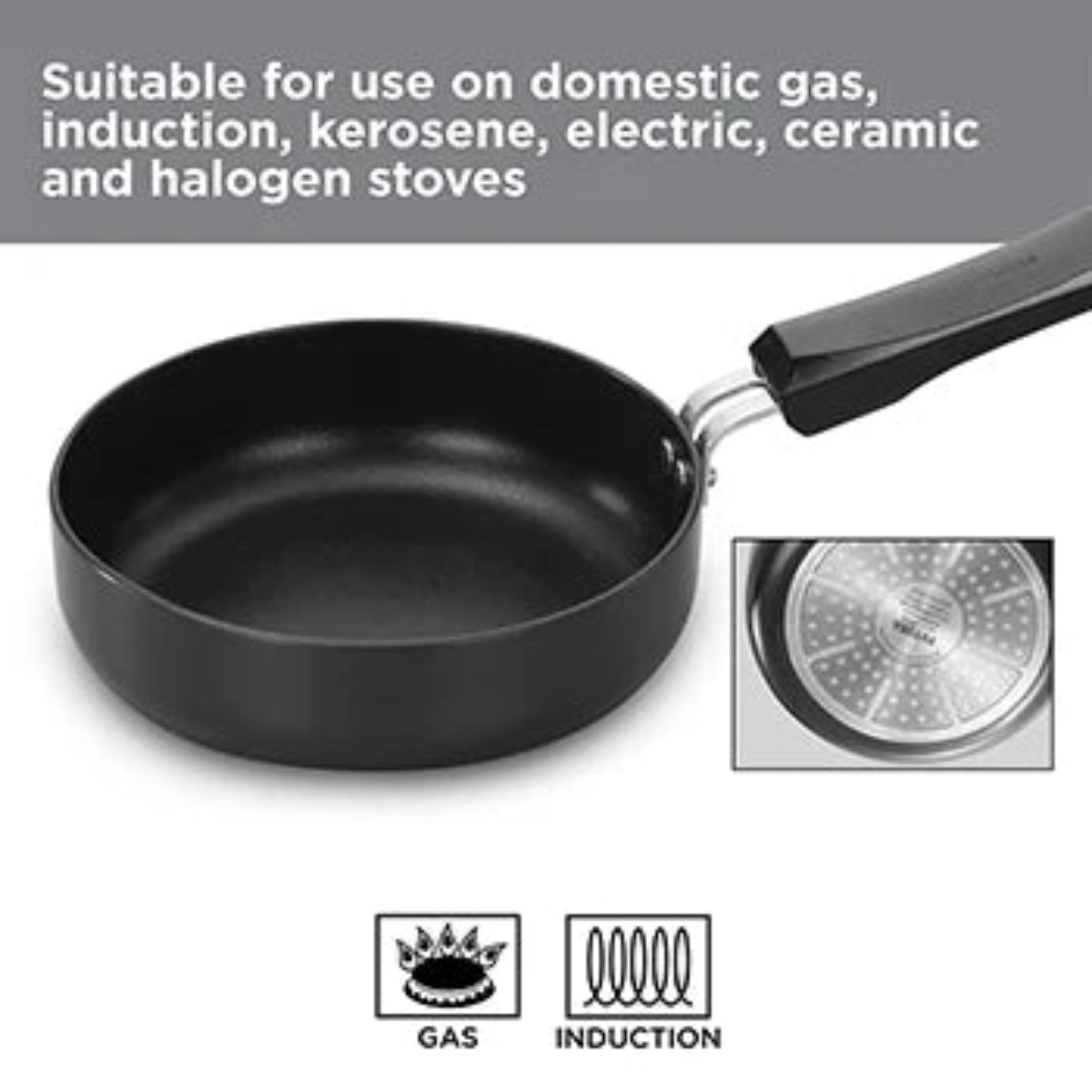 Futura By Hawkins Induction Compatible Nonstick Frying Pan 16 cm
