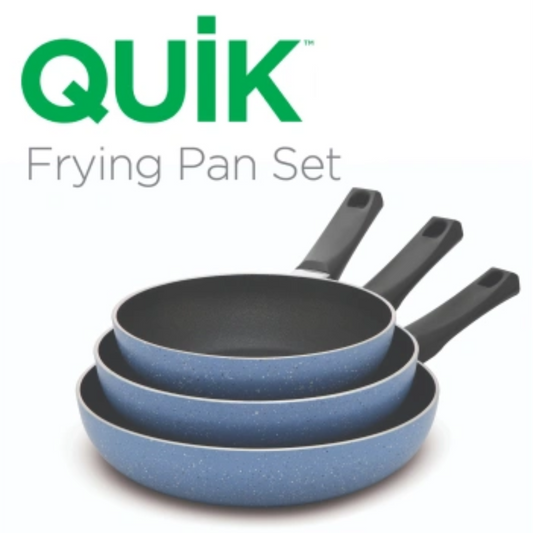 Hawkins Induction Compatible Quik Kitchen Gift Pack - a set of 3 Frying Pans (IQFS)