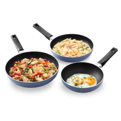 Hawkins Induction Compatible Quik Kitchen Gift Pack - a set of 3 Frying Pans (IQFS)
