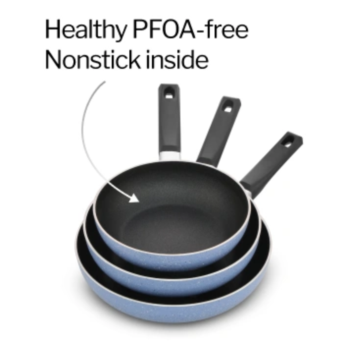 Hawkins Induction Compatible Quik Kitchen Gift Pack - a set of 3 Frying Pans (IQFS)