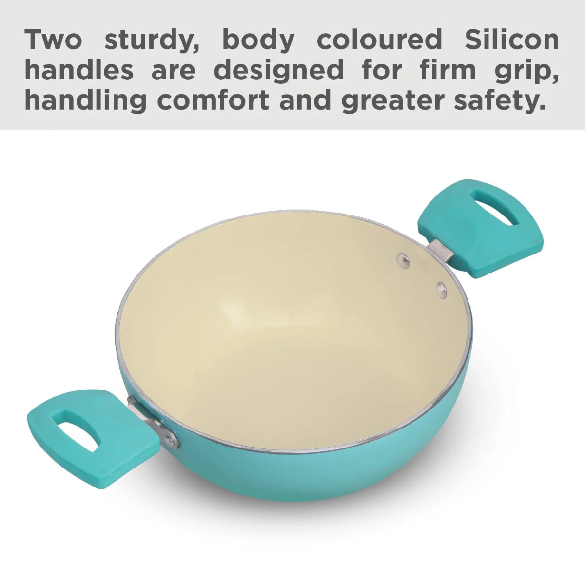 Hawkins Aqua Die Cast Cook n Serve Casserole with Glass Lid
