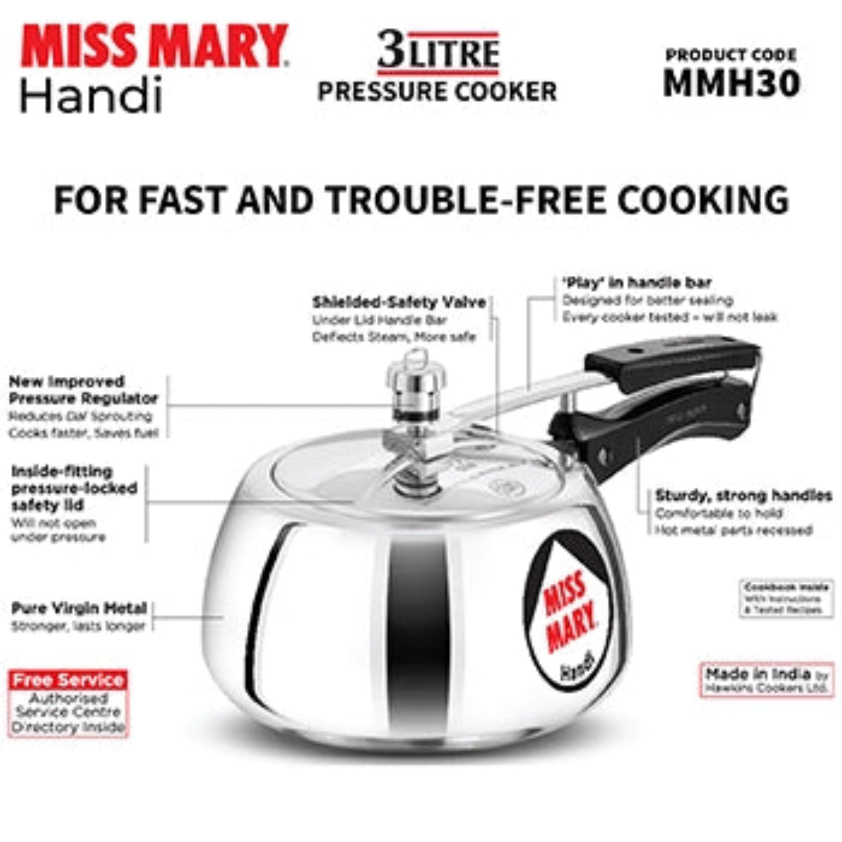 Hawkins Miss Mary Handi Pressure Cooker