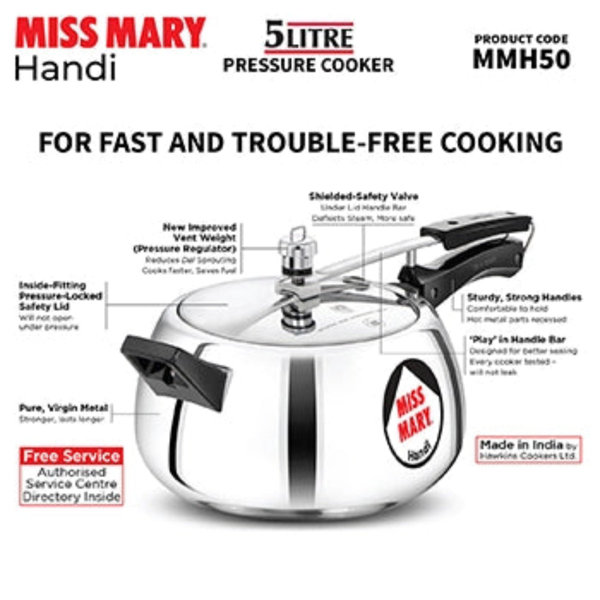 Hawkins Miss Mary Handi Pressure Cooker