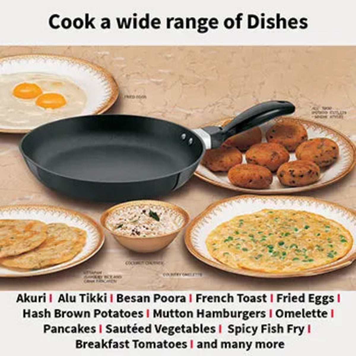 Hawkins Nonstick Frying Pan (Rounded Sides, 3.25 mm Thick)