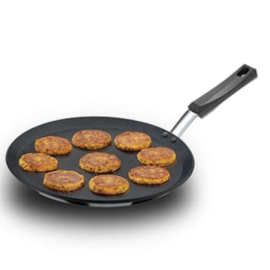 Futura By Hawkis Nonstick Flat Tava 30 cm (Plastic Handle, 4.88 mm Thick) (NFT30P)