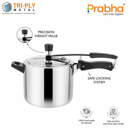 Prabha Prochef Triply Pressure Cooker