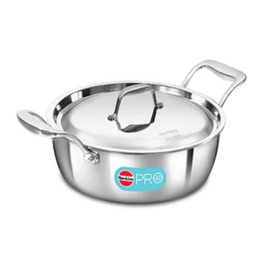 Hawkins SS Tri-ply PRO Cook n Serve Bowl 3 Litre with Stainless Steel Lid