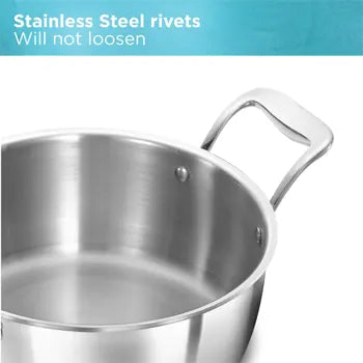 Hawkins SS Tri-ply PRO Cook n Serve Bowl 3 Litre with Stainless Steel Lid