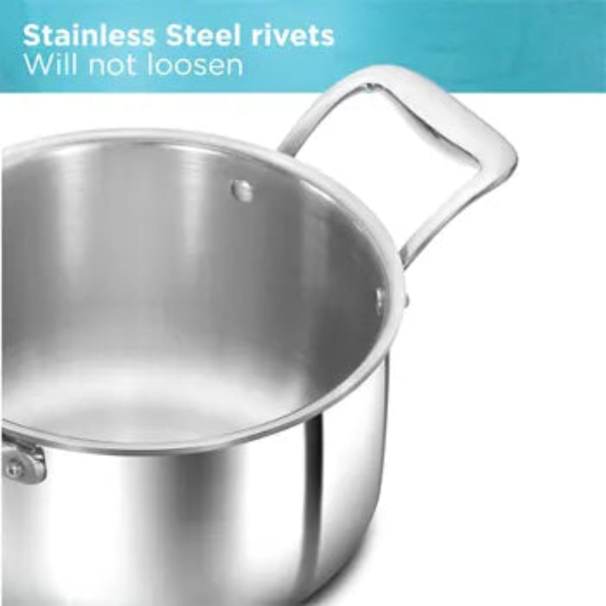 Hawkins Induction Compatible SS Tri-ply PRO Milk Pan 3 Litre with Stainless Steel Lid (PSMP30S)